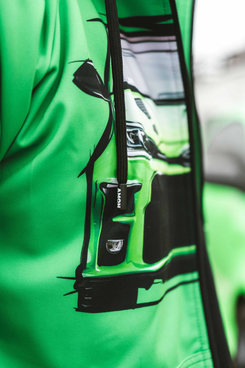 Yaris GReen pulcsi (cipzáros)