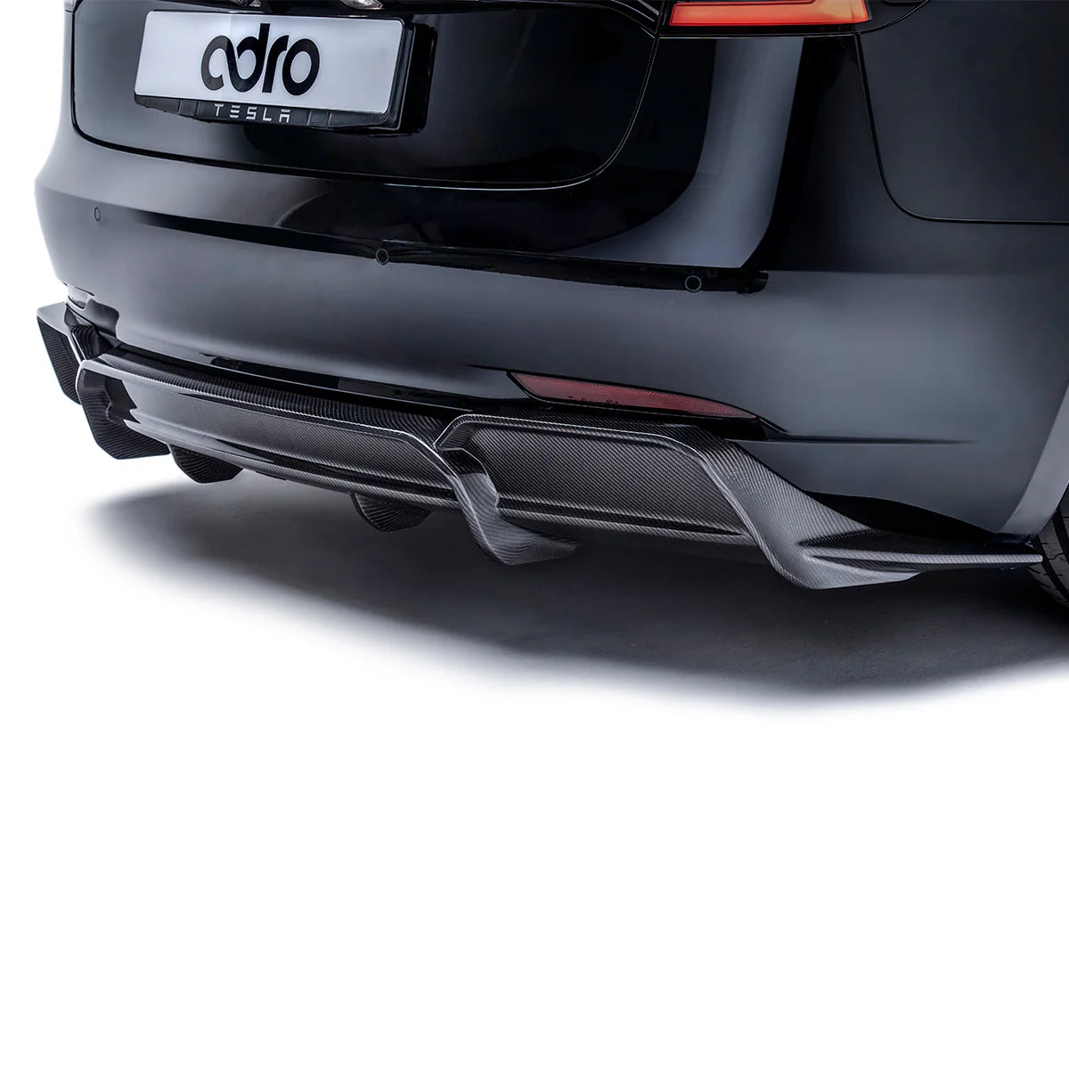 TESLA MODEL 3 CARBON Hátsó Diffúzor V2
