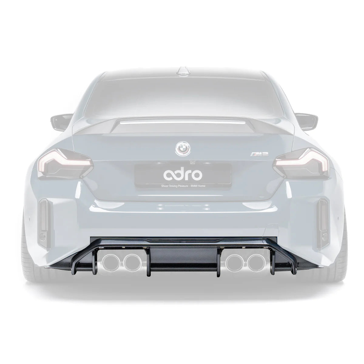 BMW G87 M2 CARBON Hátsó DIFFUSOR V2