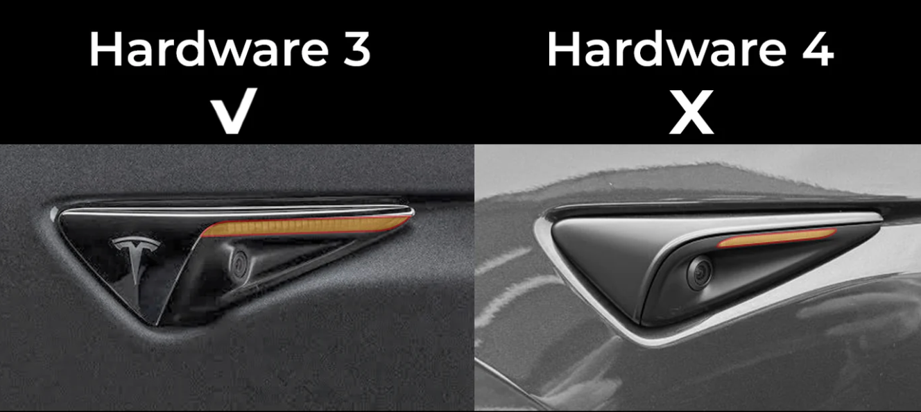 TESLA MODEL Y CARBON Kamera védő