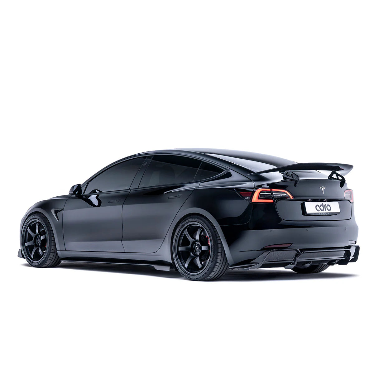 TESLA MODEL 3 CARBON Hátsó Diffúzor V2